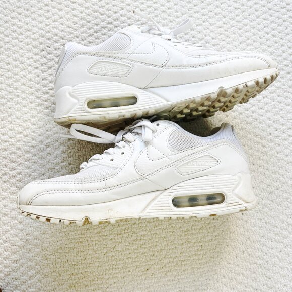 Nike Air Max 90 White 7.5 - Picture 2 of 7